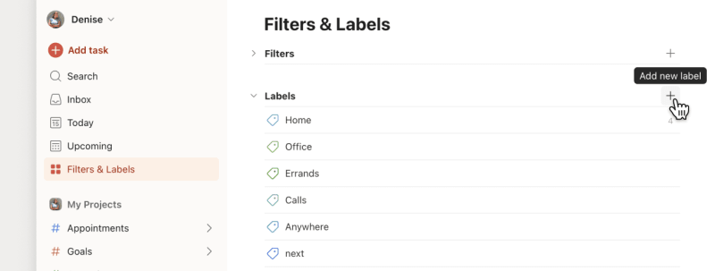 Introduction to labels