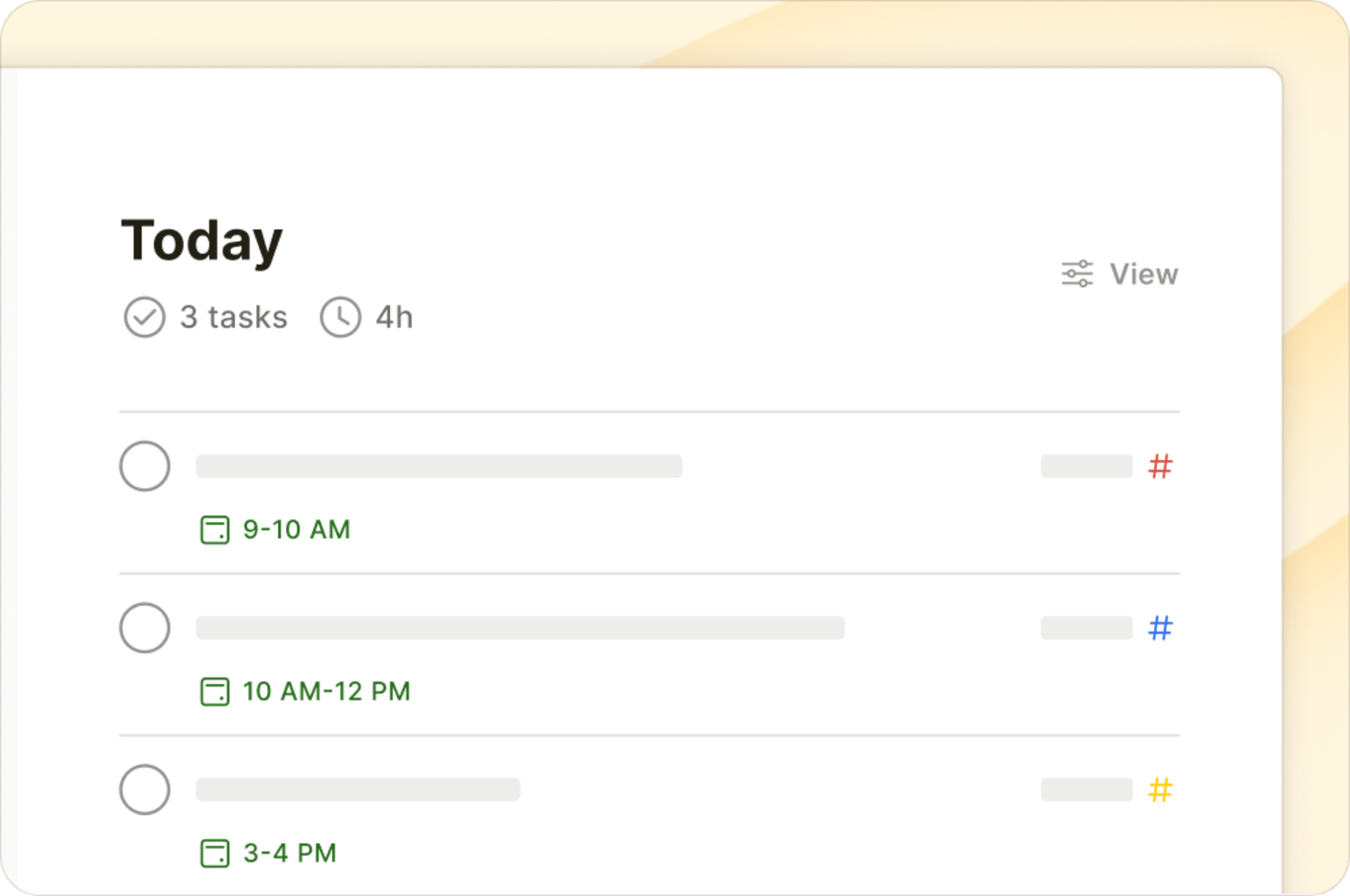 Ability to change order in Calendar view - Feature requests