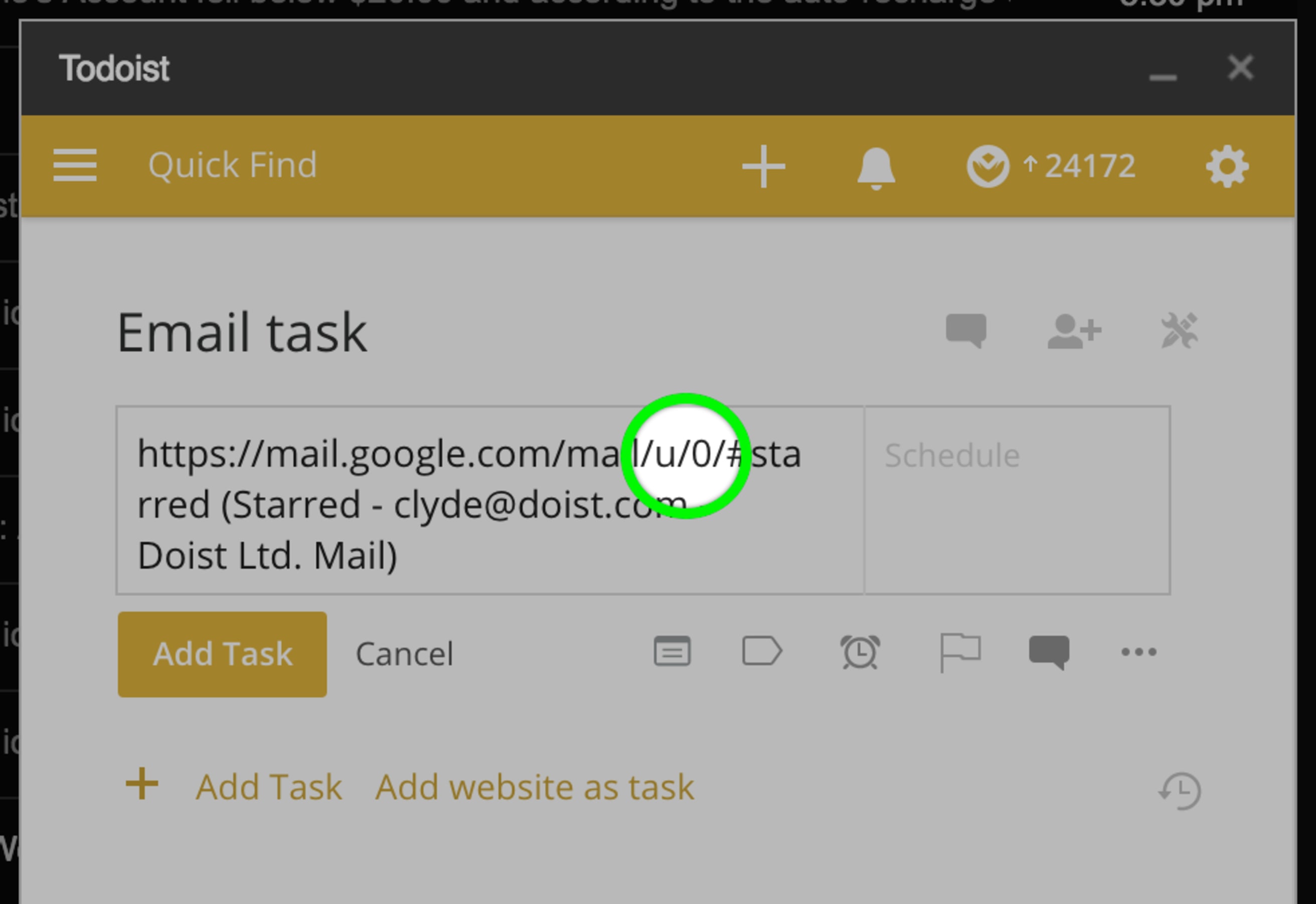 Gmail Todoist
