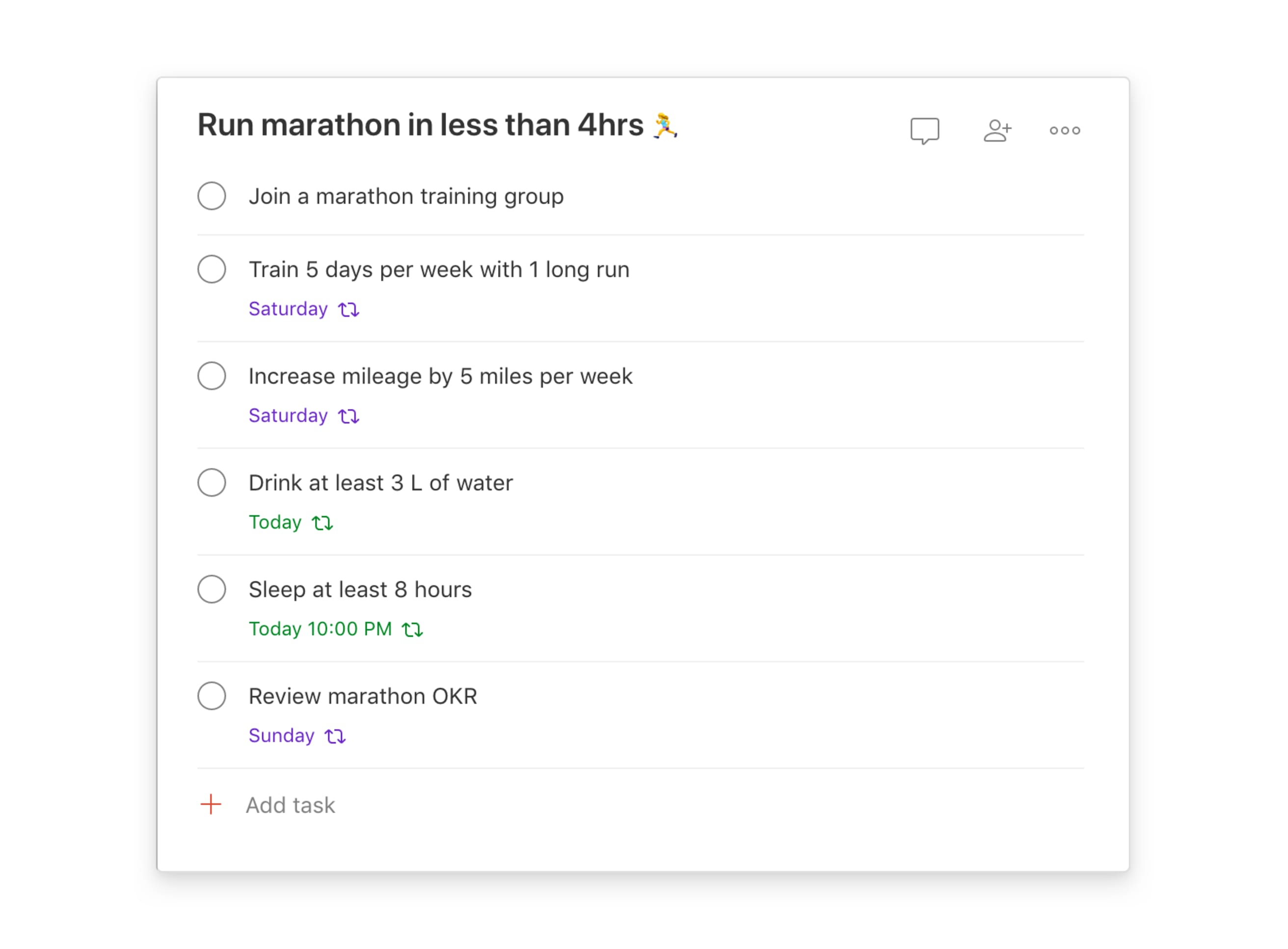 Marathon OKR