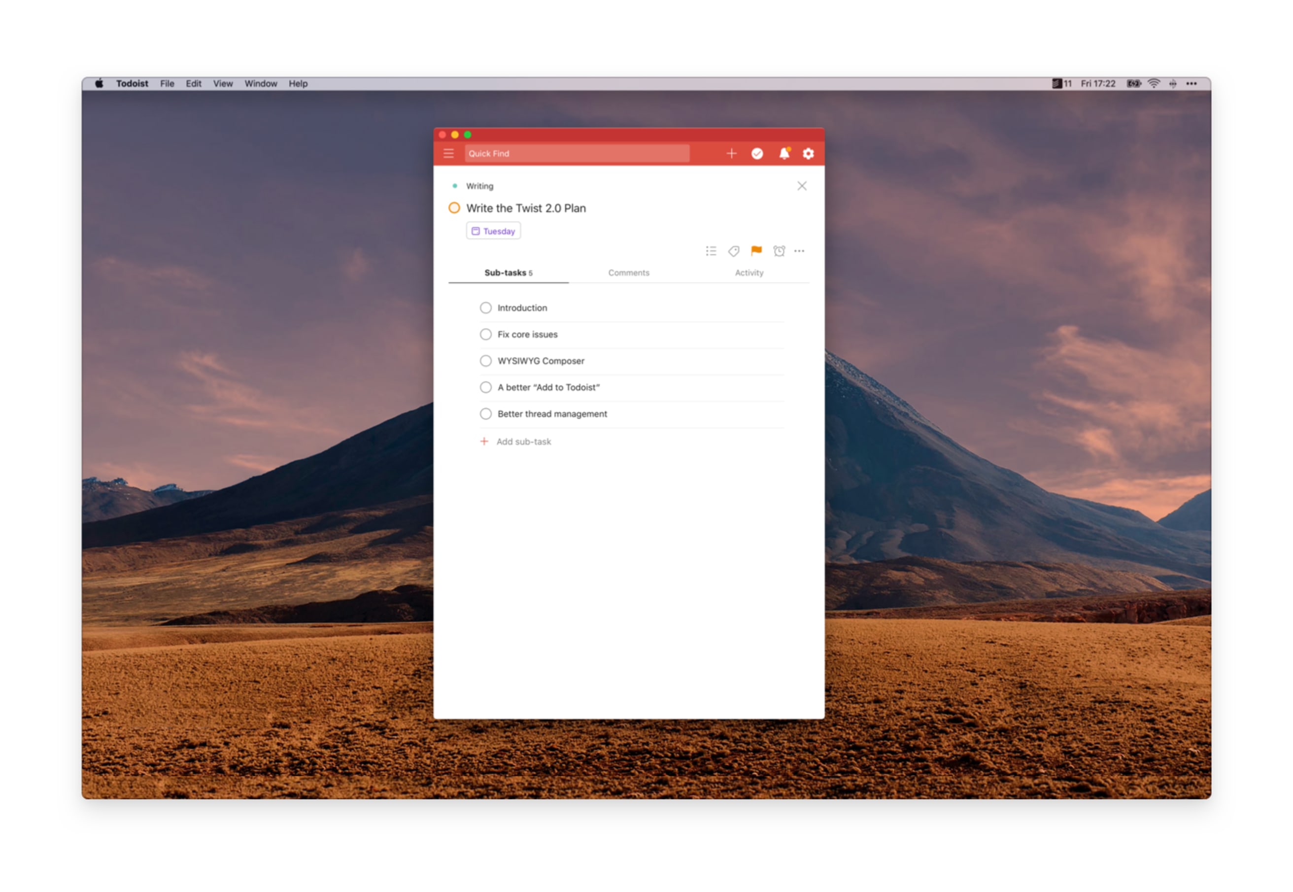 Todoist Sub-tasks