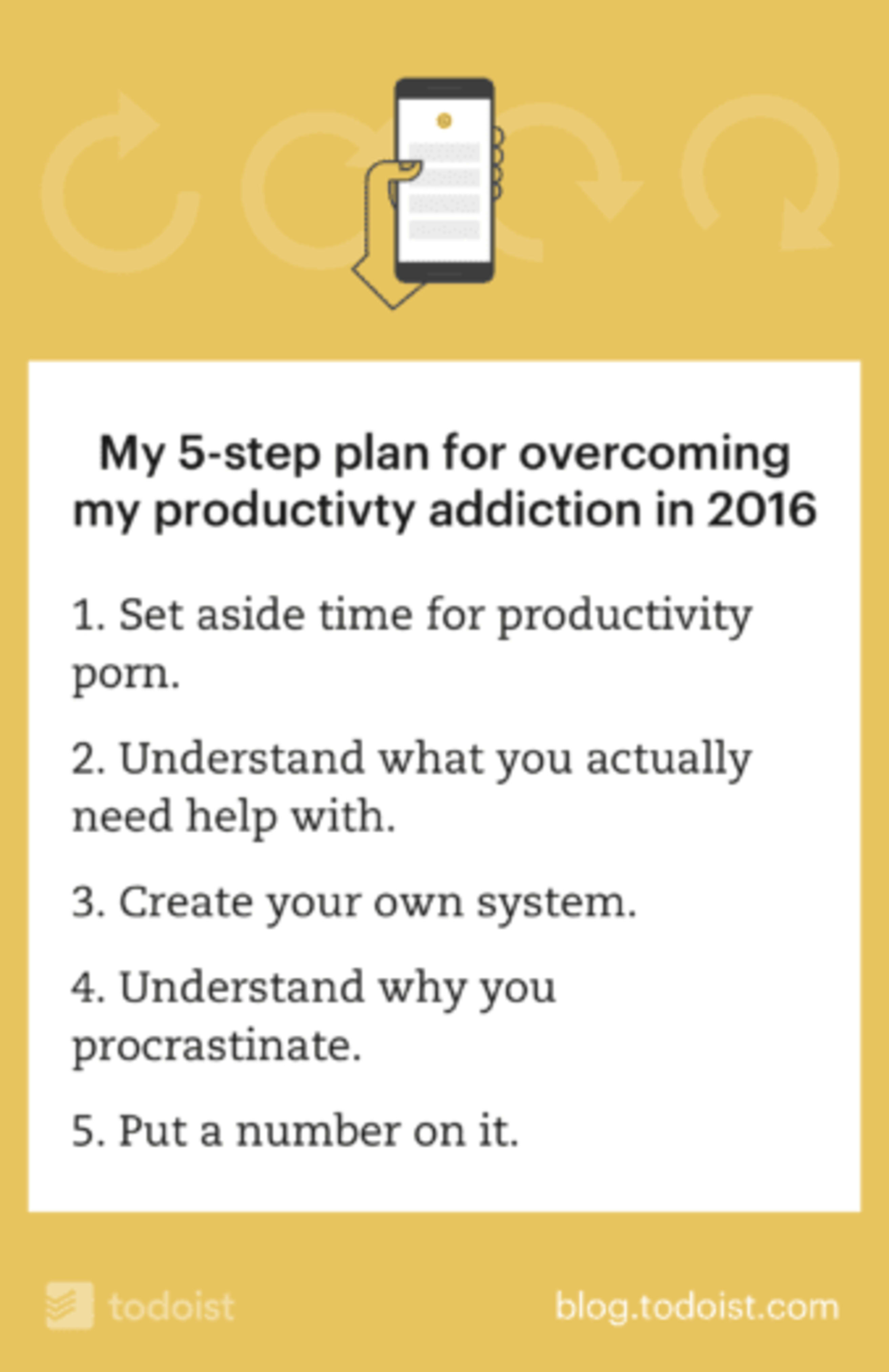 Addicted to productivity