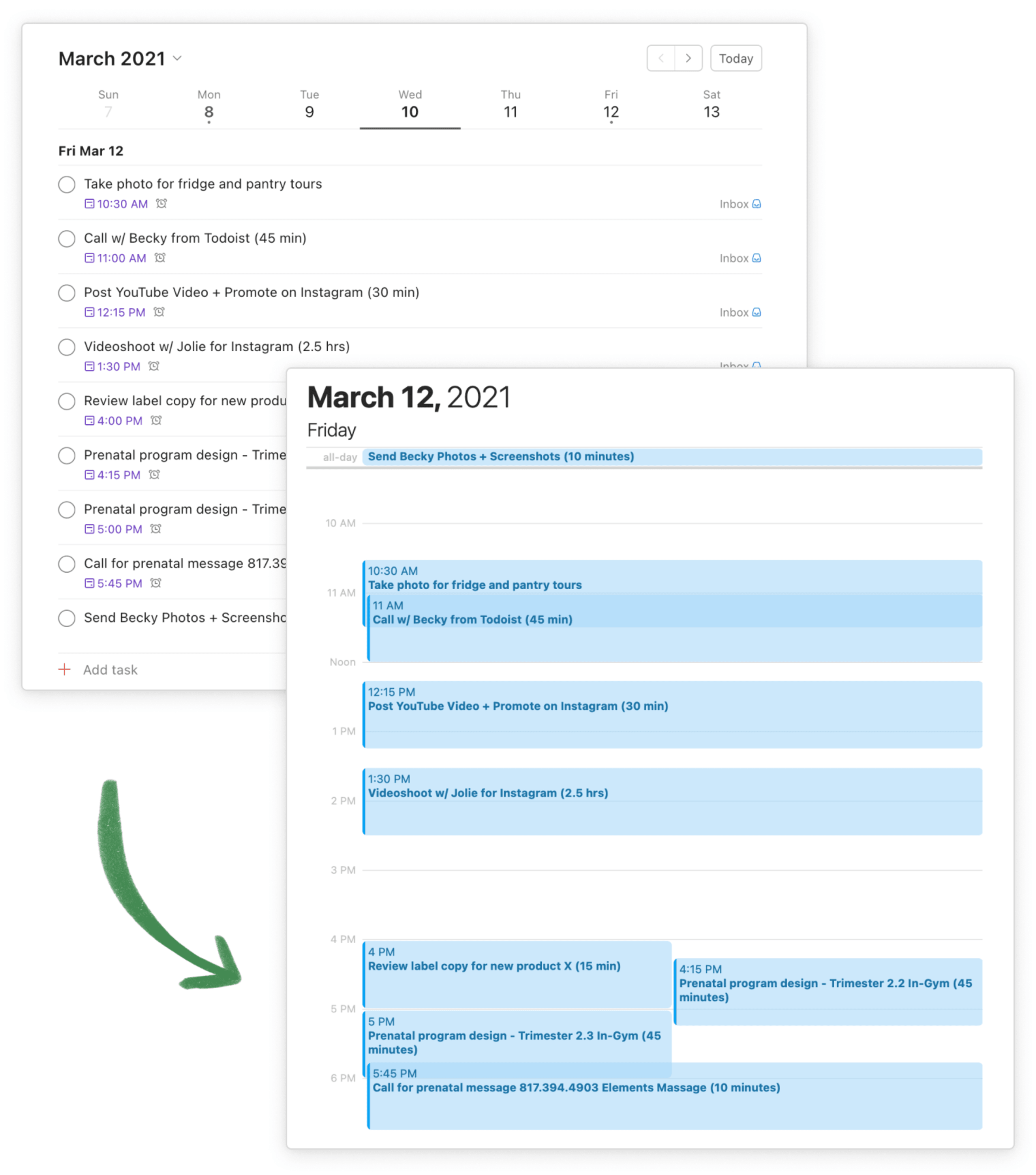 How to apply a weekly compass to Todoist? : r/todoist