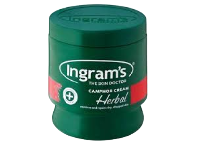 Ingram’s Camphor Cream Herbal 500g.