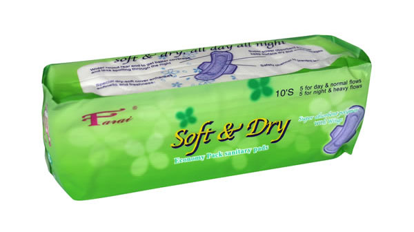 Farai Cottony Sanitary Pads Super Size 10S