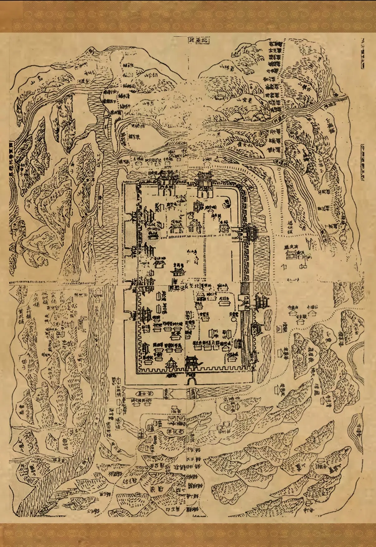 Historic map of Changsha