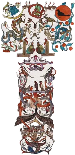 Silk painting of Xin Chai's tomb