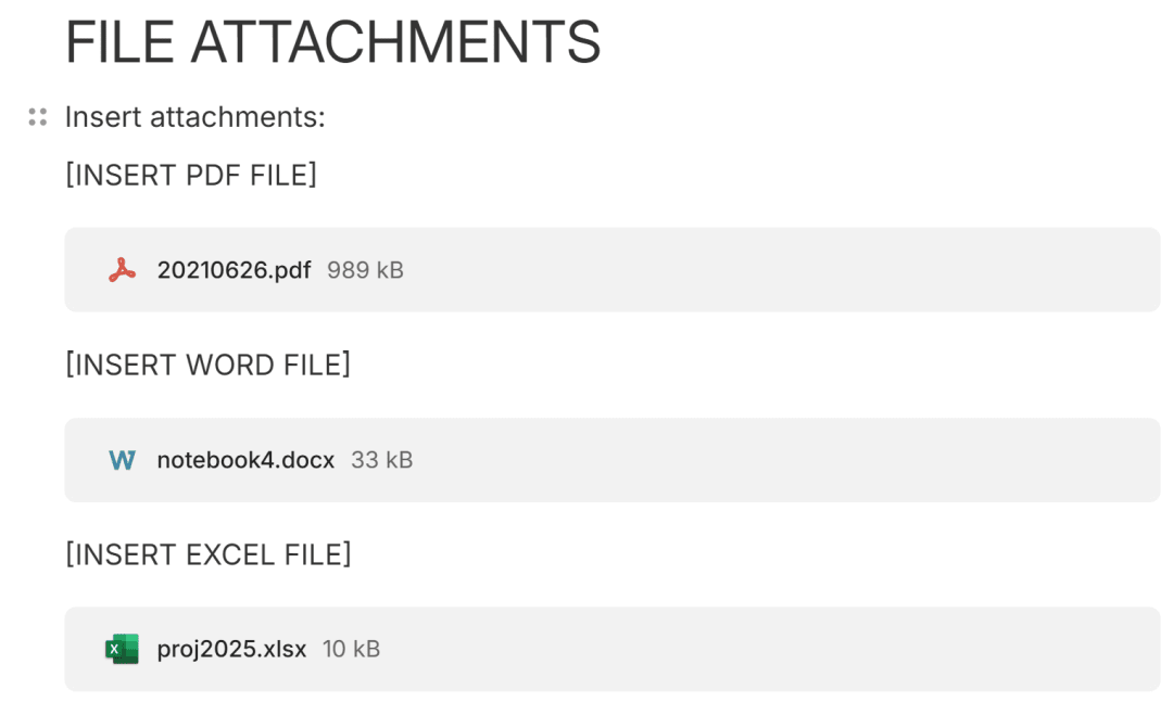 Evernote note with a title and body paragraphs before migration
