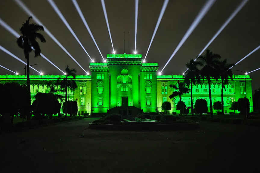 Projection mapping: Christie brings the history of prestigious Indian university to life