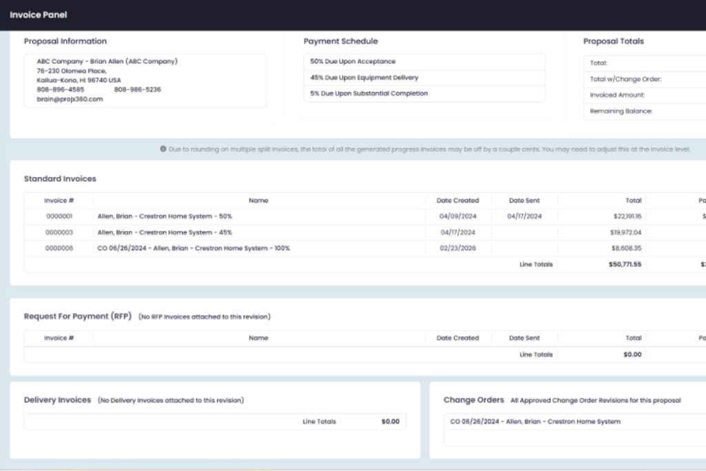 ProjX360 adds new financial tools for AV integrators