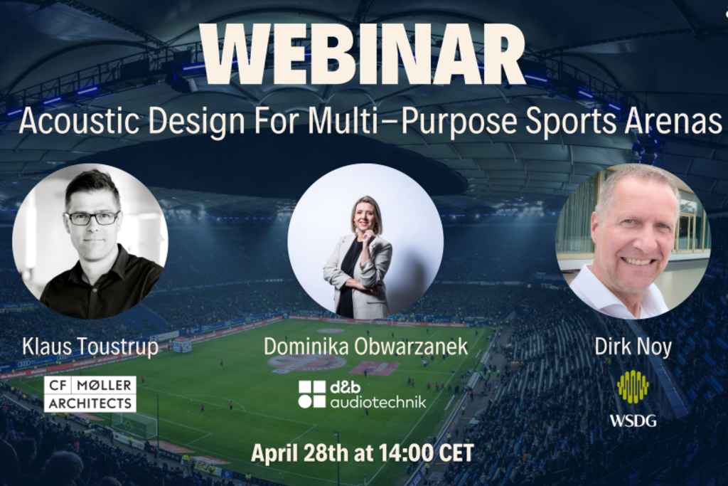 WSDG joins Danish Sound Cluster webinar on multi-purpose sports arenas