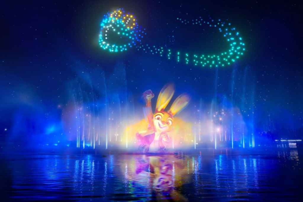 Disneyland Paris turns to drones and projection for new Cascade of Lights show