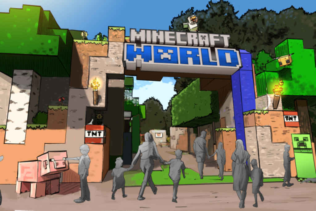 Minecraft World to open at Chessington World of Adventures in 2027