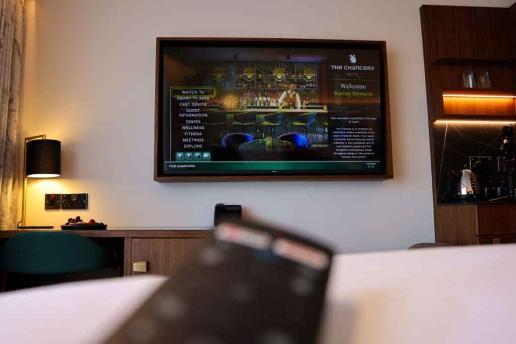 Philips MediaSuite TVs installed across The Chancery Hotel Dublin