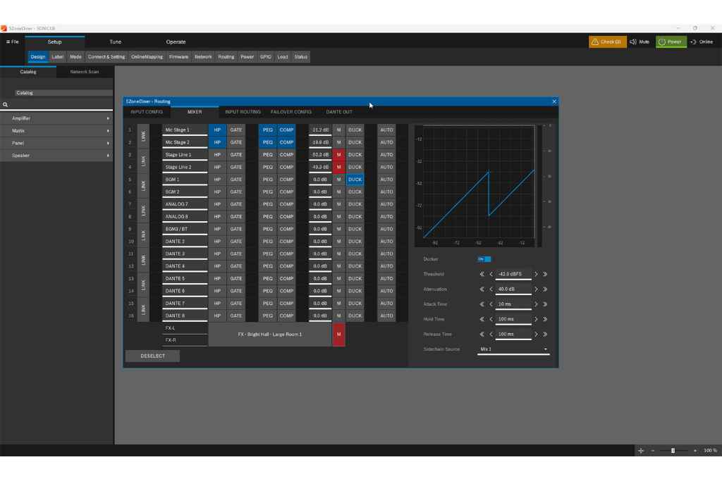 Dynacord expands Sonicue control software with DSP and Android support