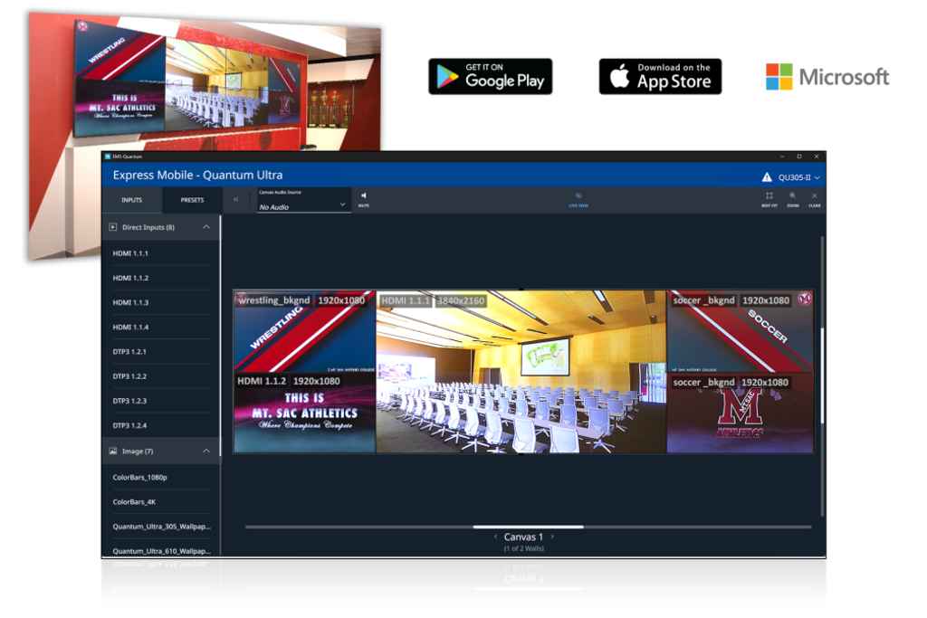 Extron updates EMS Express Mobile Software with live content preview