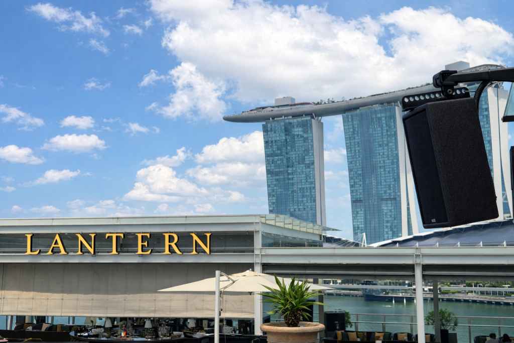 Nexo system adapts to changing weather at Singapore roo - Inavate