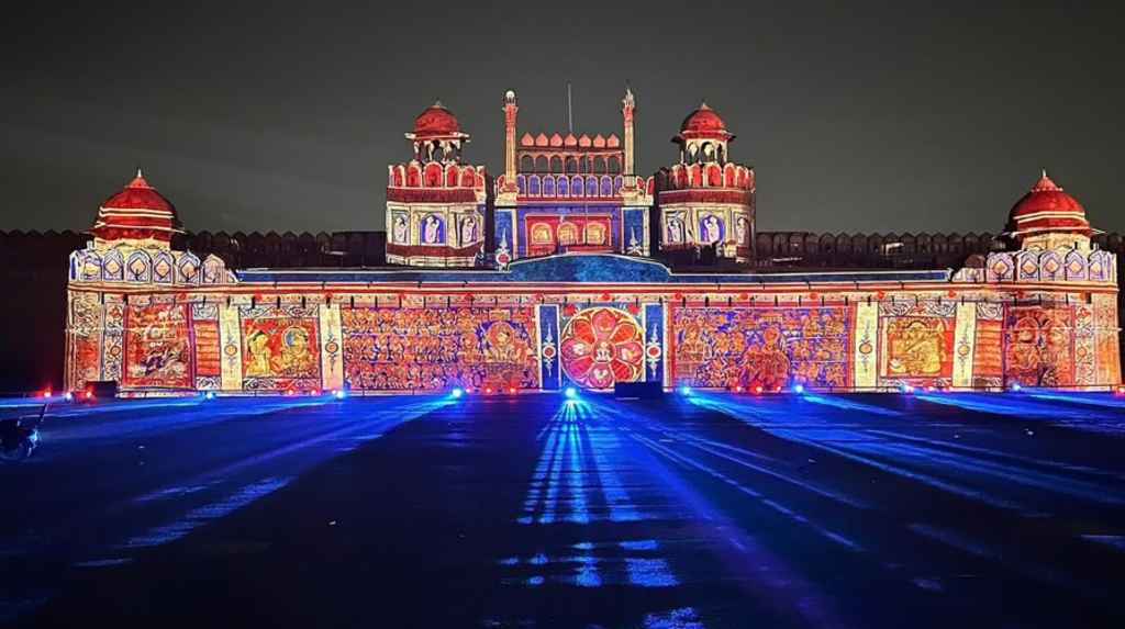 Christie projectors light up 17th century fort to celebrate Indian independence