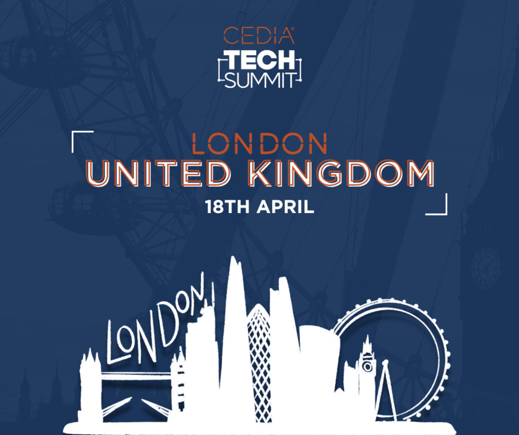 CEDIA releases full details for biggest London Tech Summit yet