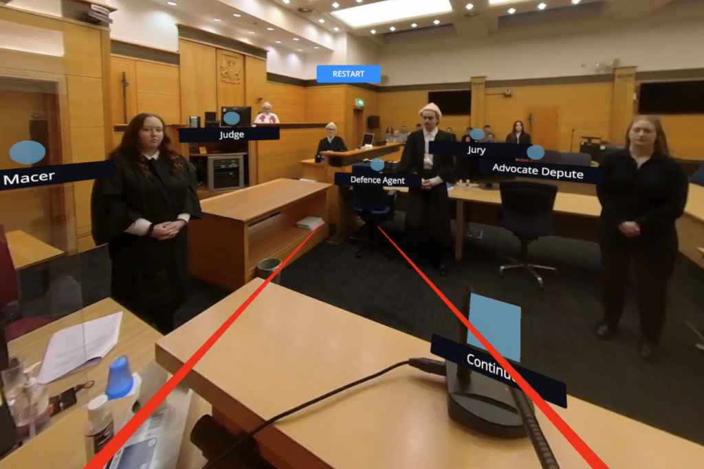 VR system to be used to prepare crime victims for court