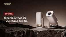 Aurzen unveils Boom Air projector featuring Dolby Audio and Google TV