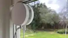 Power Mole transmits electricity through window glass