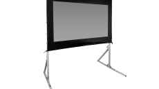 Elite Screens portable projection screens tackle ceiling light