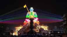 Christie projectors illuminate 65m tall Statue of Equality