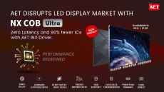 AET launches NX COB Ultra with INX driver