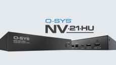 Q-Sys introduces the NV series NV-21-HU network video endpoint