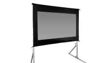 Elite Screens portable projection screens tackle ceiling light