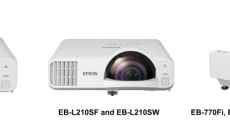 Epson unveils business projectors with wide-aspect screen