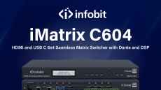INFOBIT Release New 4K Matrix Switcher with USB C and DSP