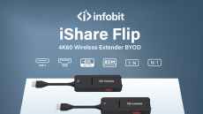 INFOBIT introduces iShare Flip 4K60 wireless extender