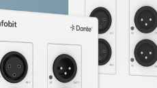 INFOBIT debuts new XLR Dante wallplate iTrans DX-22-US