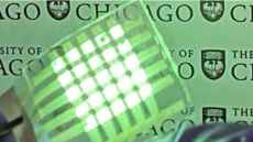 New OLED can stretch to twice its length without a loss of image clarity