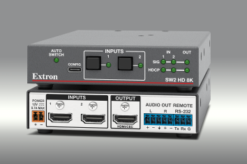Extron debuts SW2 HD 8K HDMI switcher