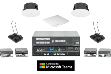 Extron and Audio Technica expand Microsoft Teams certified systems