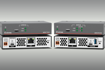Extron ships UCS 910 series twisted pair USB 5Gbps extenders