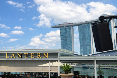 Nexo system adapts to changing weather at Singapore rooftop bar