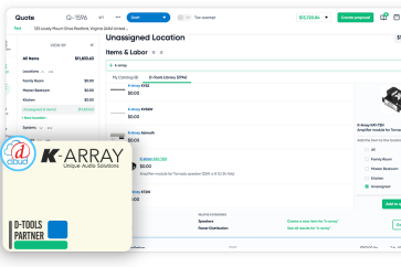 K-array offerings now available within D-Tools