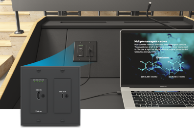 Extron debuts DTP3 T 322 D wallplate transmitter