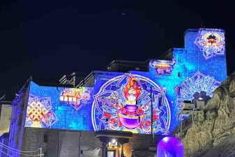Christie projectors illuminate one of the world’s highest permanent projection mapping experiences