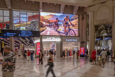 INFiLED delivers digital displays for Paris’ Westfield Forum des Halles