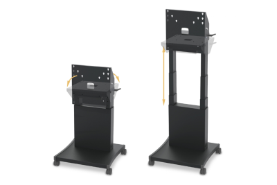 Unicol adds powered height adjustment to Rhobus Lite trolley range
