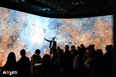 ‘Possibly the largest truly 3D wraparound LED screen’: Swinburne’s immersive universe