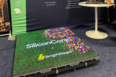 SiliconCore and BrightLogic launch native touch interaction to LED floors