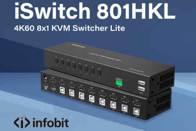INFOBIT launches iSwitch 801HKL
