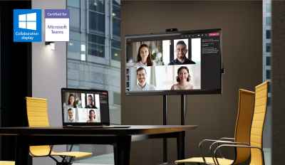 Sharp NEC launches Microsoft Teams certified display