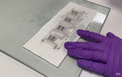 Researchers unveil sweat-powered stretchable battery